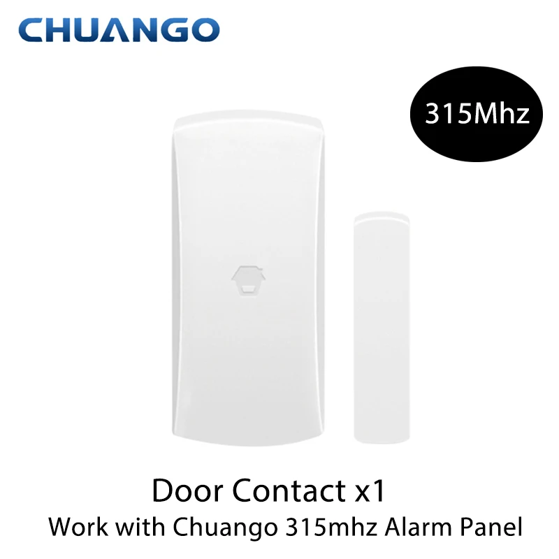 Original de robo Chuango DWC-102 315MHz/433Mhz inalámbrico ventana sensores inteligentes de puerta para Detector de robo Chuango seguridad sistema de alarma Bluetooth