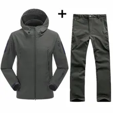 Мужские уличные водонепроницаемые куртки TAD V 5,0 Softshell охотничий наряд Термоодежда Тактический походный страйкбол спортивный костюм