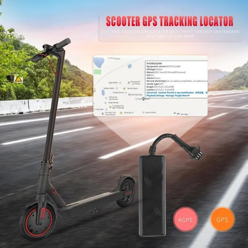 GPS трекер для электрического скутера Xiaomi M365 локатор Ninebot слежения против кражи Kugou