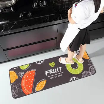 

2pcs Non Slip Kitchen Floor Mat Machine Washable Floor Rug Mat Door Runner Hallway Carpet for Bedroom Bathroom Balcony Carpet