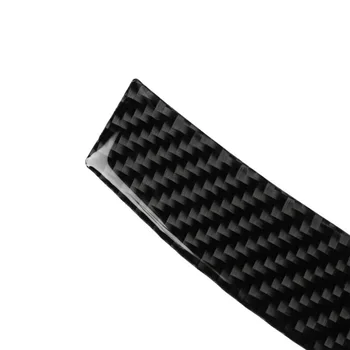 

Rear Stickers Parts Center Console Carbon Fiber Black Replacement 3PCS/set