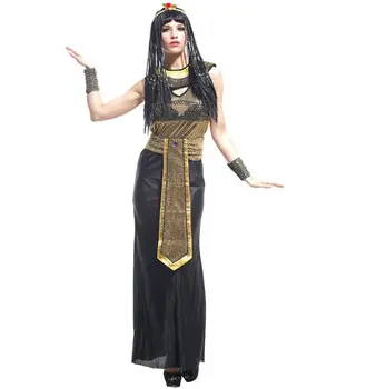 

Cleopatra -Egyptian Queen Fantastic Halloween Costume Cosplay Fancy Dress Adult Material Item Type Source Characters Masquerade