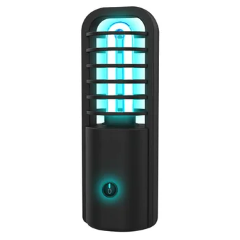 

UV Light Ultraviolet Cleaning Lamp Home Car Travel Portable White/Black IP55 USB 55 * 45 * 155mm 1 Pcs