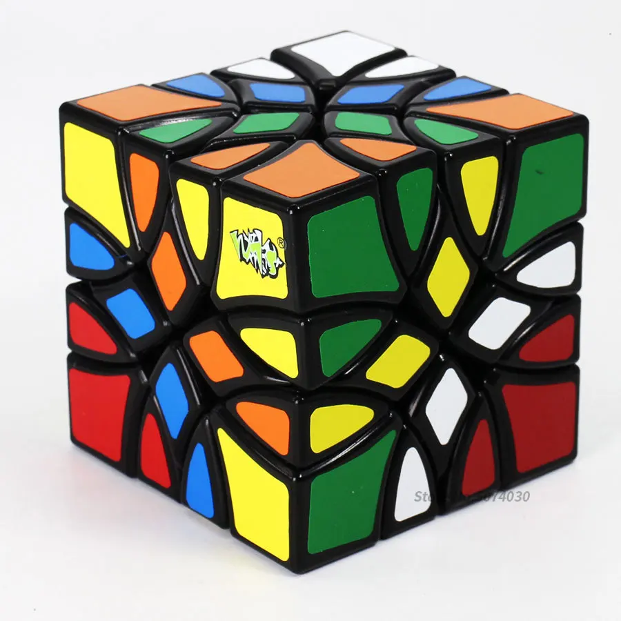 Lanlan мозаика куб странной формы неправильной Cubo Magico Corner Cubt Профессиональный