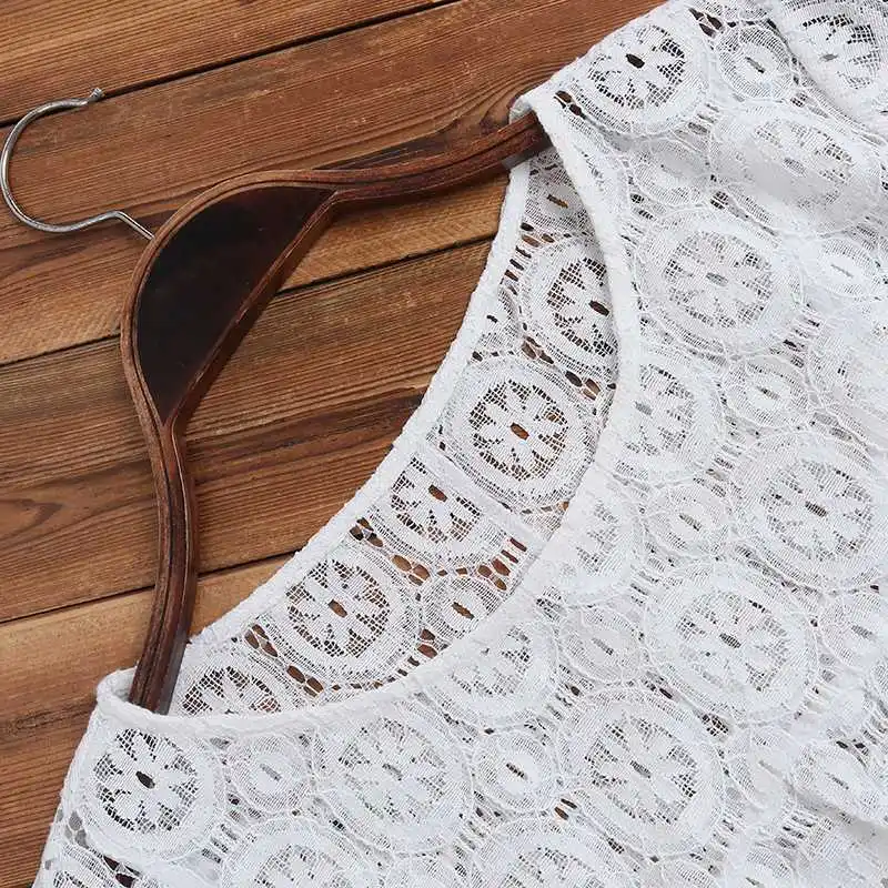 ZANZEA элегантное кружевное лоскутное платье, открытая Туника Vestidos, женское летнее платье с коротким рукавом размера плюс, Женский Повседневный Сарафан