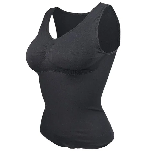 Kvinder Slim Up Lift Plus Size BH Tanktop Body Aftagelig Shaper Undertøj Slankende Vest Corset Shapewear_voghion.com