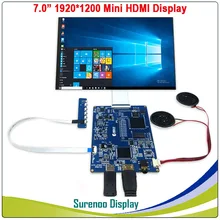 " 1200*1920 ips lcd модуль монитор, дисплей, панель TPF0702002N с Mini HDMI к MIPI плате