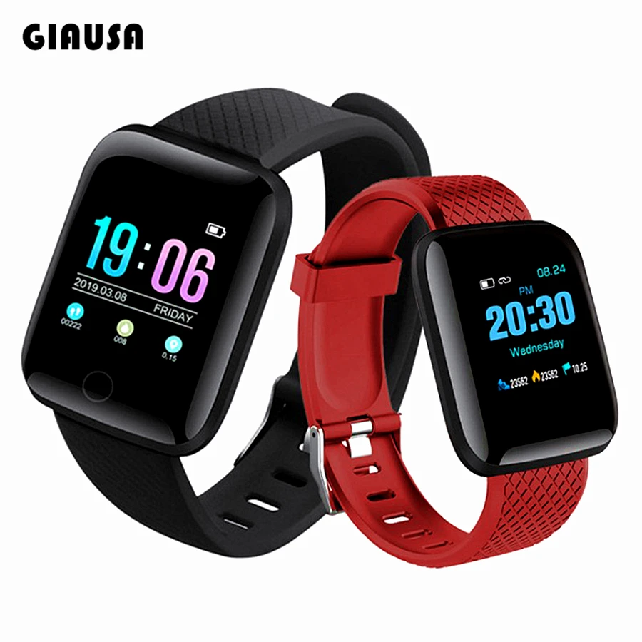 

Smart Watches 116 Plus Heart Rate Watch Smart Wristband Sports Watches Smart Band Waterproof Smartwatch Android All Comp