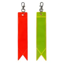 

FOR New candle lights Streamer Reflective Keychains Safety protection bag pendant key ings For traffic safety use