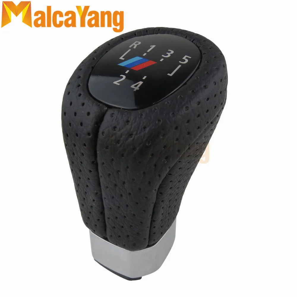 

5 Speed Gear Shift Handle Knob For BMW 1 3 Series E81 E82 E87 E88 E90 E91 E92 E93 With M Logo
