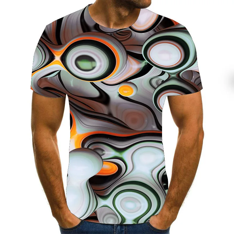 Модные Красочные Psychedelic футболки для мужчин 2020 брендовые Забавные в стиле хип хоп