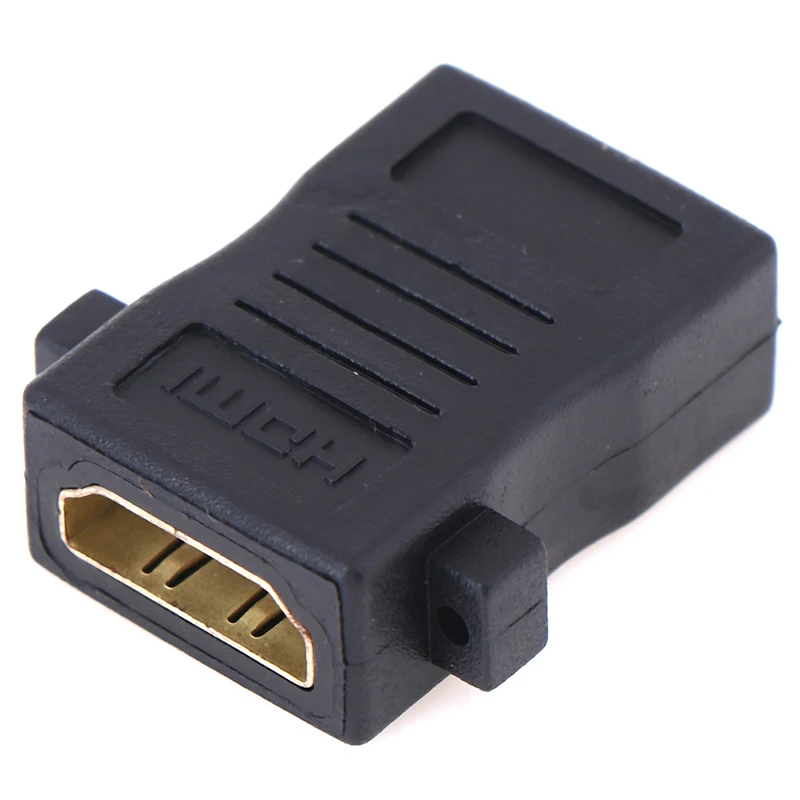 

HDMI Female to Female Panel Mount Extension Coupler Adapter Connector Tool Parts