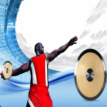 

For Men 2kg Wood Solid discus Athletics training discus