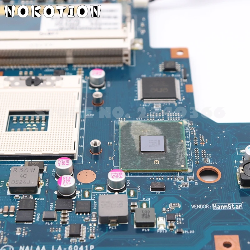 NOKOTION K000103760 NALAA LA-6041P основная плата для Toshiba Satellite L670 L675 материнская плата для ноутбука DDR3 HM55 Бесплатный процессор