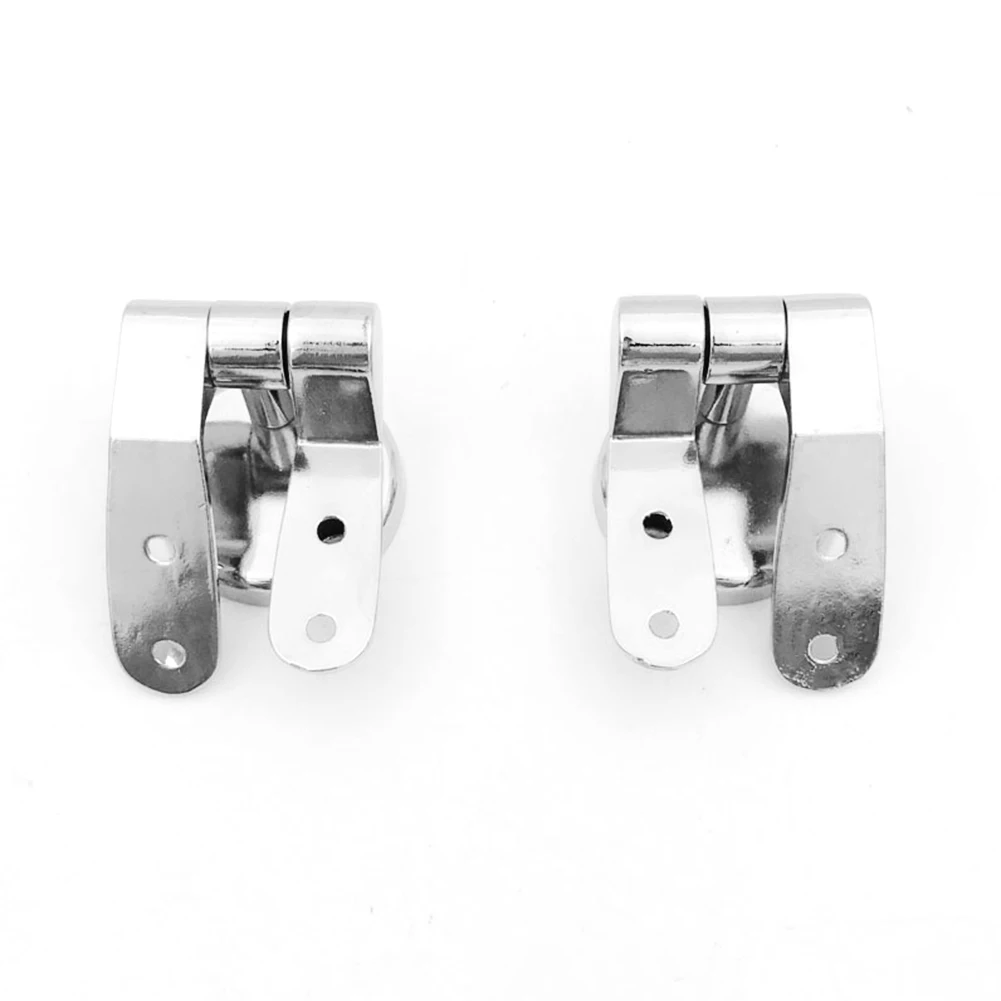 Zinc Alloy Toilet Chrome Hinges With Fittings Toilet Seat Replacement Mountings Top Gasket Kit