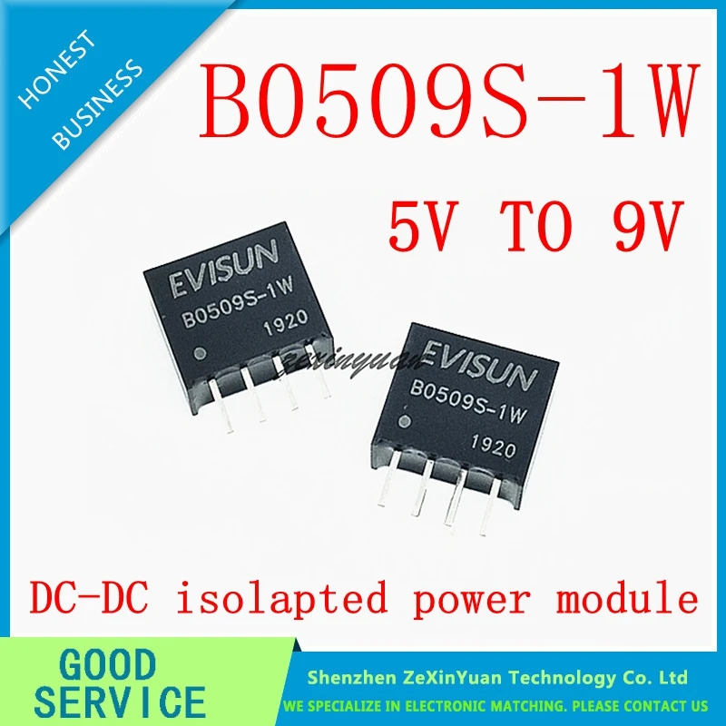 1 шт. новый Φ B0509S от 5 В до 9 SIP-4 Вт фотоэлемент изолированный модуль питания |