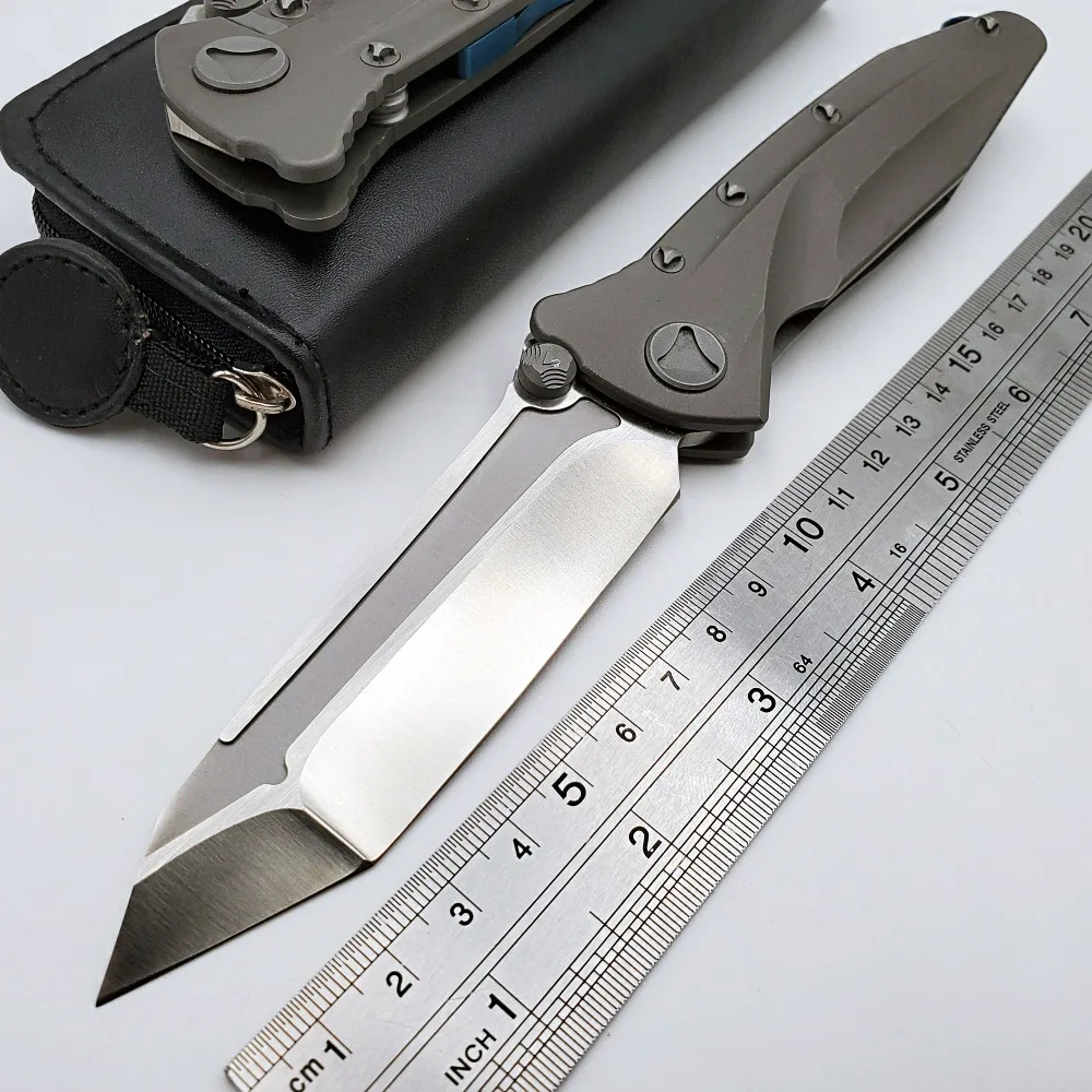 Delta тактический складной нож D2 лезвие титановая ручка Открытый Кемпинг походные охотничьи ножи боевой карманный военный EDC инструменты