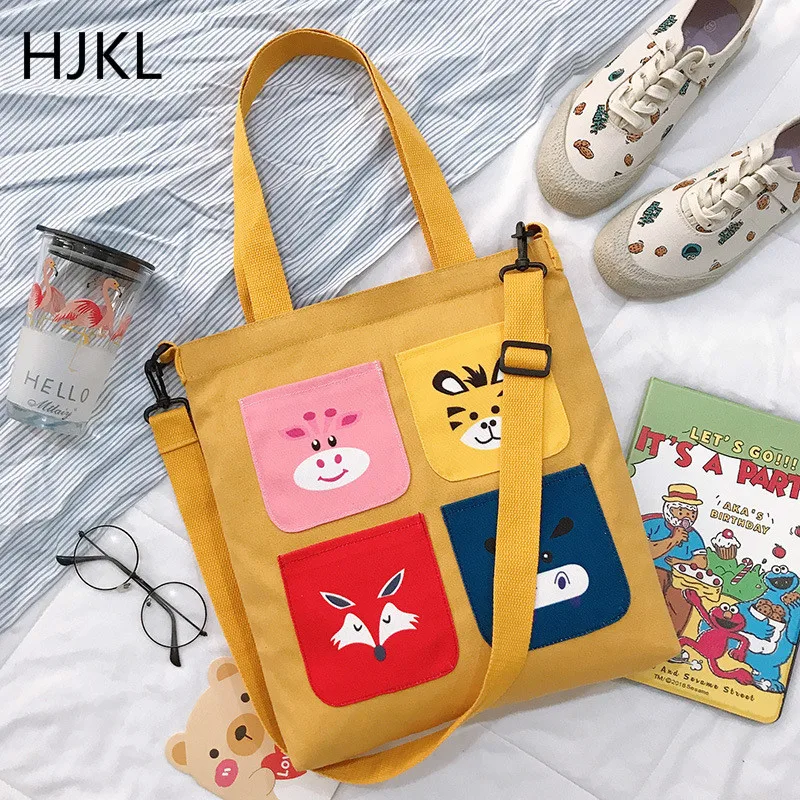 

Canvas Tote Bag Women's Shoulder Messenger Handbag Fashion High Quality Large Capacity Crossbody Shopping Beach Bags 2020 New