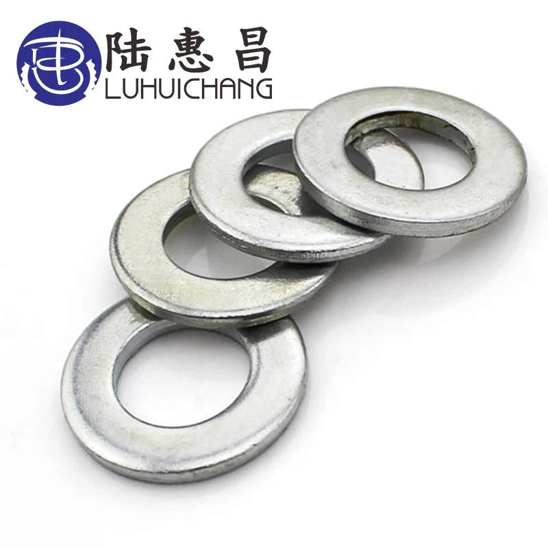 Luhuichang 5-100 шт плоская шайба M1.6 M2 M2.5 M3 M4 M5 m6 m8 m10 m12 M14 M16 M18 M20 шайбы из нержавеющей стали простая шайба прокладка