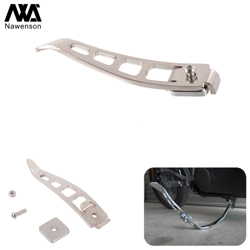 Motorcycle Jiffy Stand Extension Kit Side Stand Assist Tool Accessories