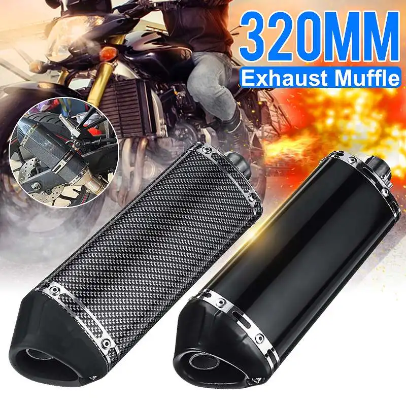 

Universal 36mm Motorbike Scooter left and right Akrapovic Exhaust Pipe Motorcycle Muffler Escape moto