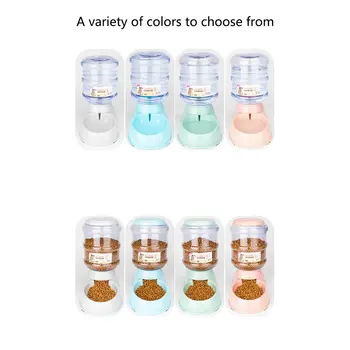 

Pet Automatic Waterer Gravity Supply Cat And Dog Waterer 3.8L Large-Capacity Automatic Pet Feeder Waterer