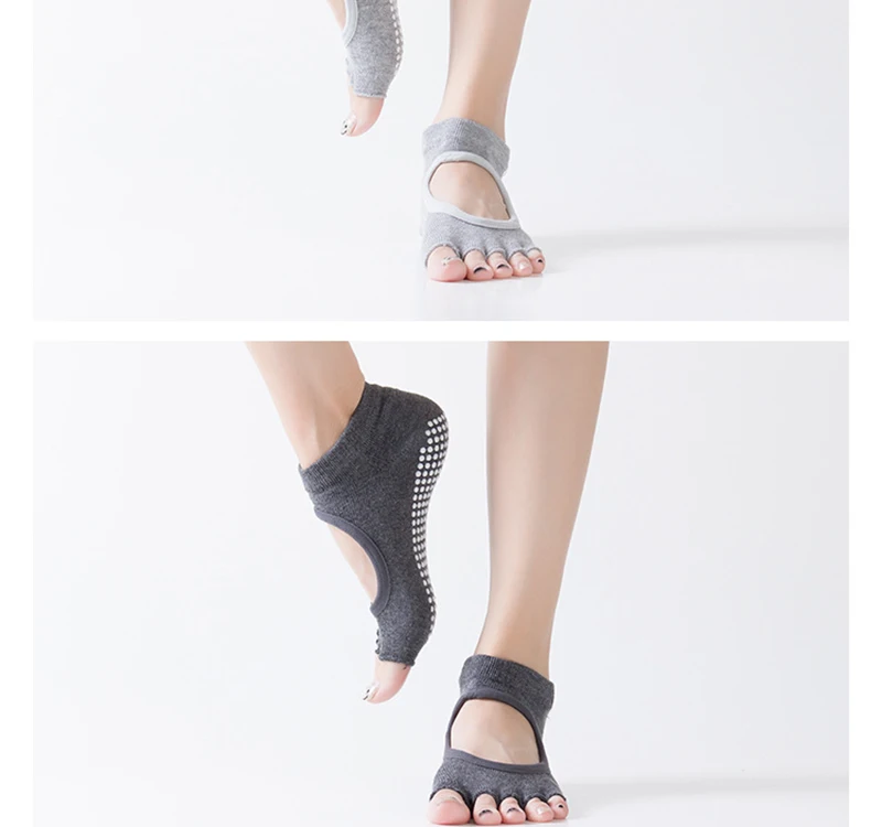 露趾露背瑜伽袜_17