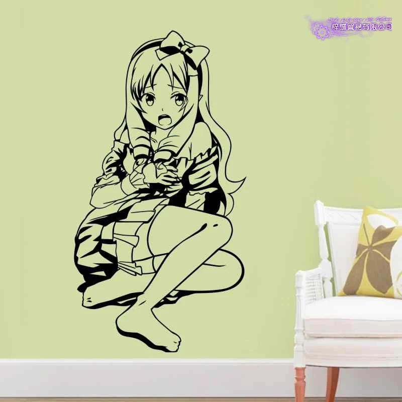Eromanga Sensei Wall Decal Yamada Elf Vinyl Wall Stickers Decal Decor Home Decoration Anime Car