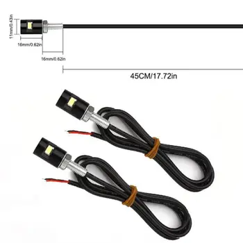 

2PCS License Plate Light Screw Bolt Lamp 12V LED Bulb for Car Motorcycle Truck L69E