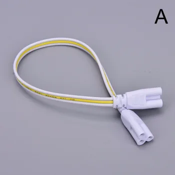 

New 3 pin Double-end Cable Wire LED Tube Connector 30cm Two-phase Three-phase T4 T5 T8 Led Lamp Lighting Connecting