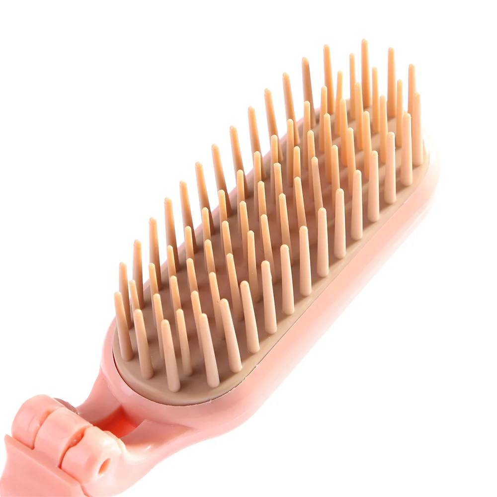 1 PCS Hot Sale Folding Portable Travel Portable Plastic Soft Tooth Combs Hairdressing Comb Long Tool Hair Anti-static Massage