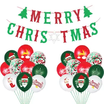 

1Set Merry Christmas Balloons Santa Claus elk Christmas Party Party Tree Balloons Decor Home Decoration Christmas Xmas X7W9