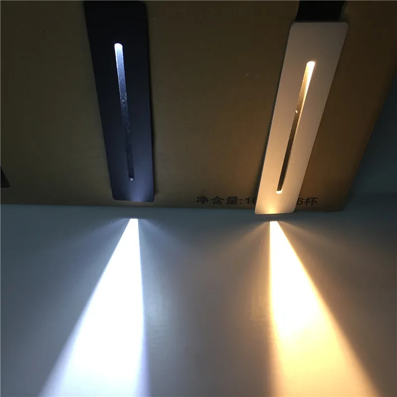 

Led embedded floor lamp rectangular indoor staircase lamp hotel corridor wallboard lamp step night lamp