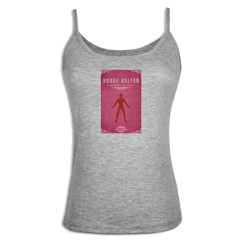 jfSingletS2166G Игра престолов Брэндон Старк трёхглазая ворона все мужчины должны помереть олень дамы сексуальный жилет майка хлопок на бретельках Топы подарок - Цвет: jfSingletS2166G