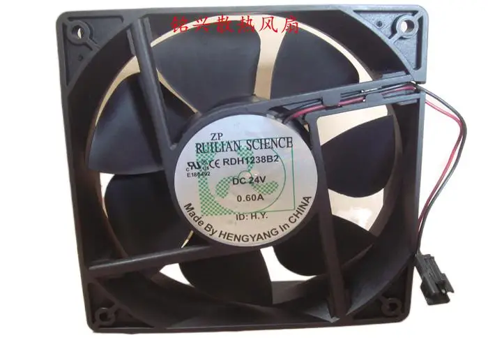 RUILIAN SCIENCE RDH1238B2 24В 0.60A 12038 120*120*38 мм проводной вентилятор с двумя шарикоподшипниками