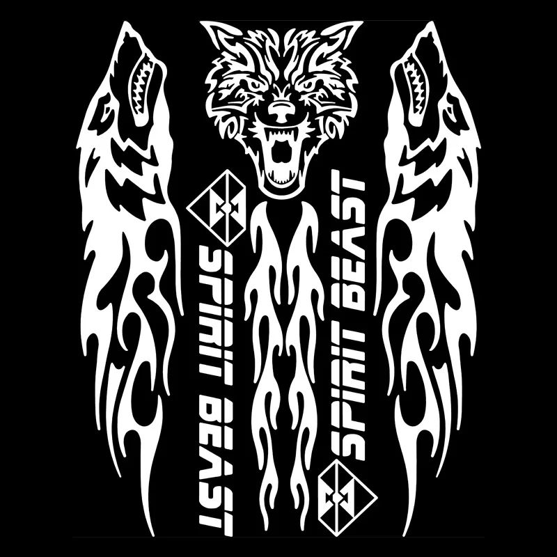 SPIRIT BEAST мотоциклетная наклейка Moto Feul Tank Pad rbike наклейка s Мотокросс Pegatinas протектор для Honda Yamaha Kawasaki - Цвет: BL401