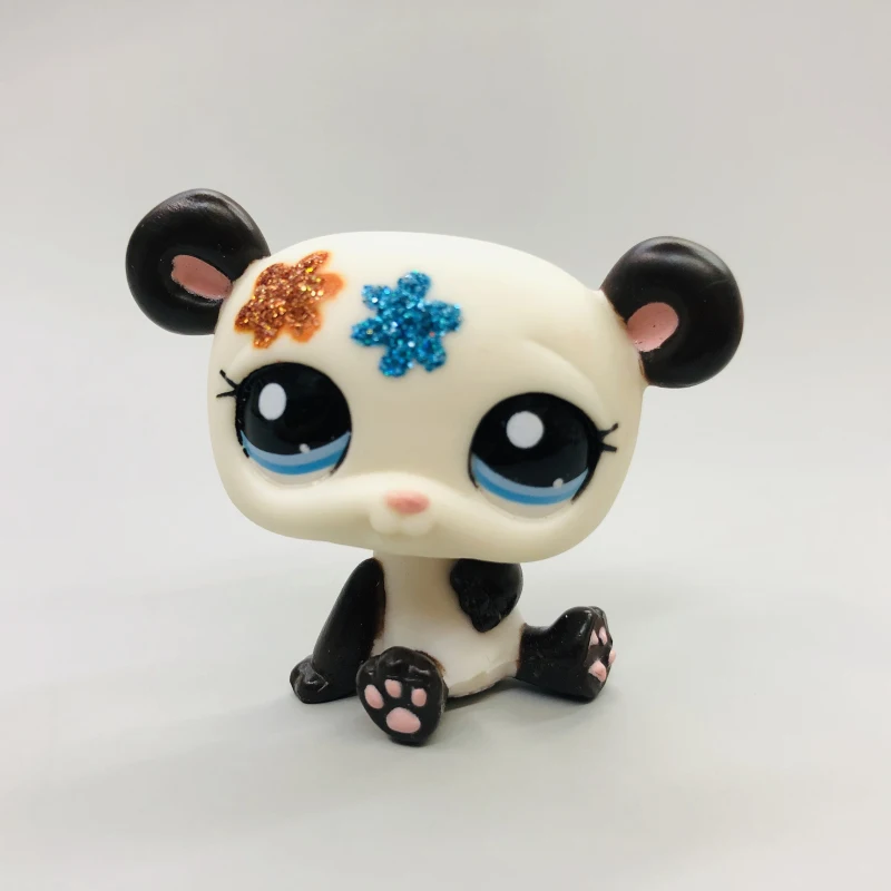 Оригинальные милые игрушки, прекрасный Petshop, животное, животное, очки, медведь, панда, енот, самая маленькая фигурка, кукла, маленький подарок, игрушка для девочки - Цвет: R
