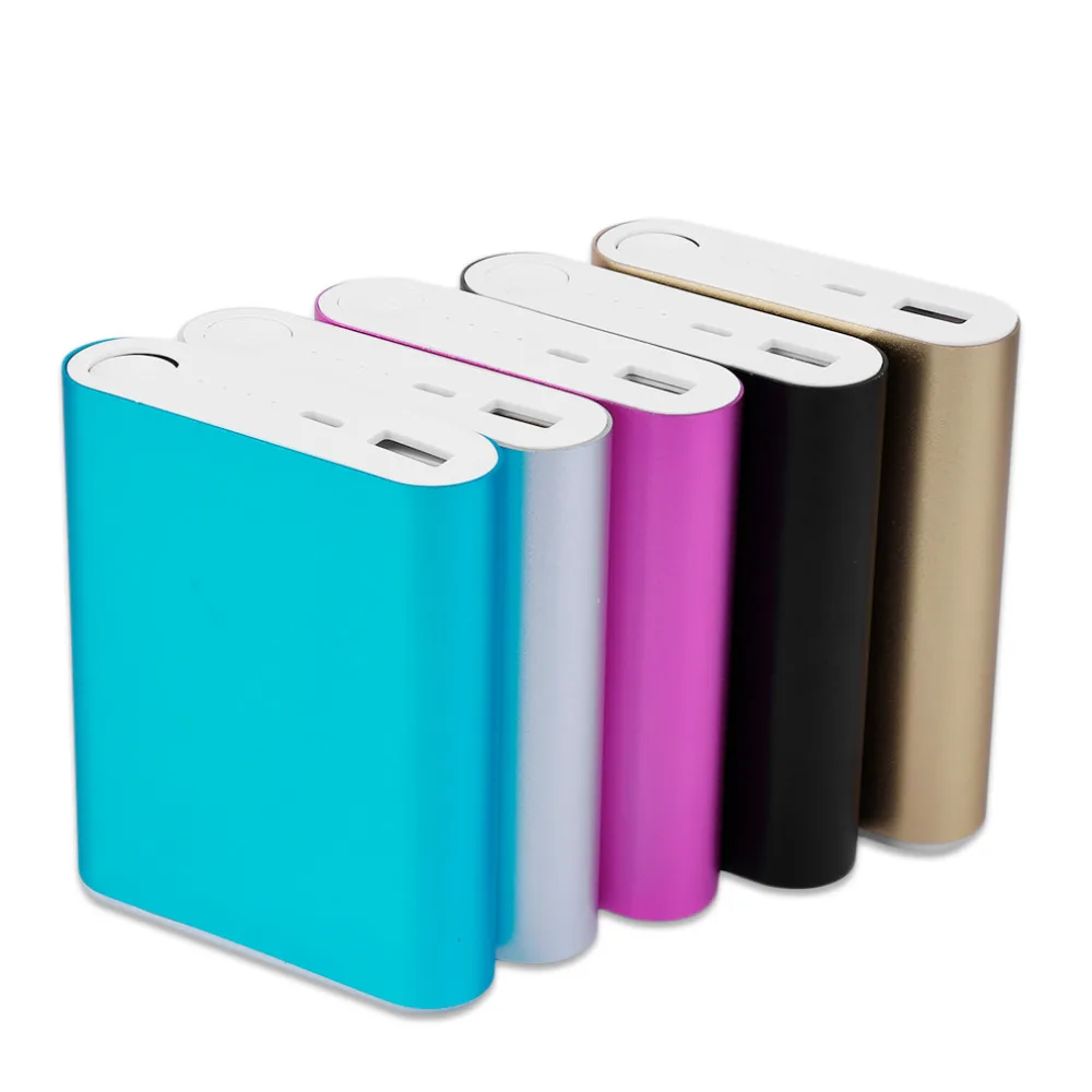 

2018 10400mAh Power Bank Case Shell USB External Backup Battery Charger Shell 4*18650 Battery Powerbank Case For Phones Charging