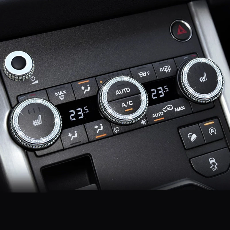 Алмазная аудио воздушная ручка кондиционера украшение для Land Rover 14-17 Range Rover Sport Executive Edition Aurora для интерьера автомобиля