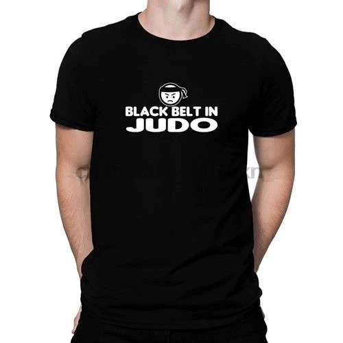 2019 New Summer Tee Shirt BLACK BELT IN Judo T-shirt Cool |
