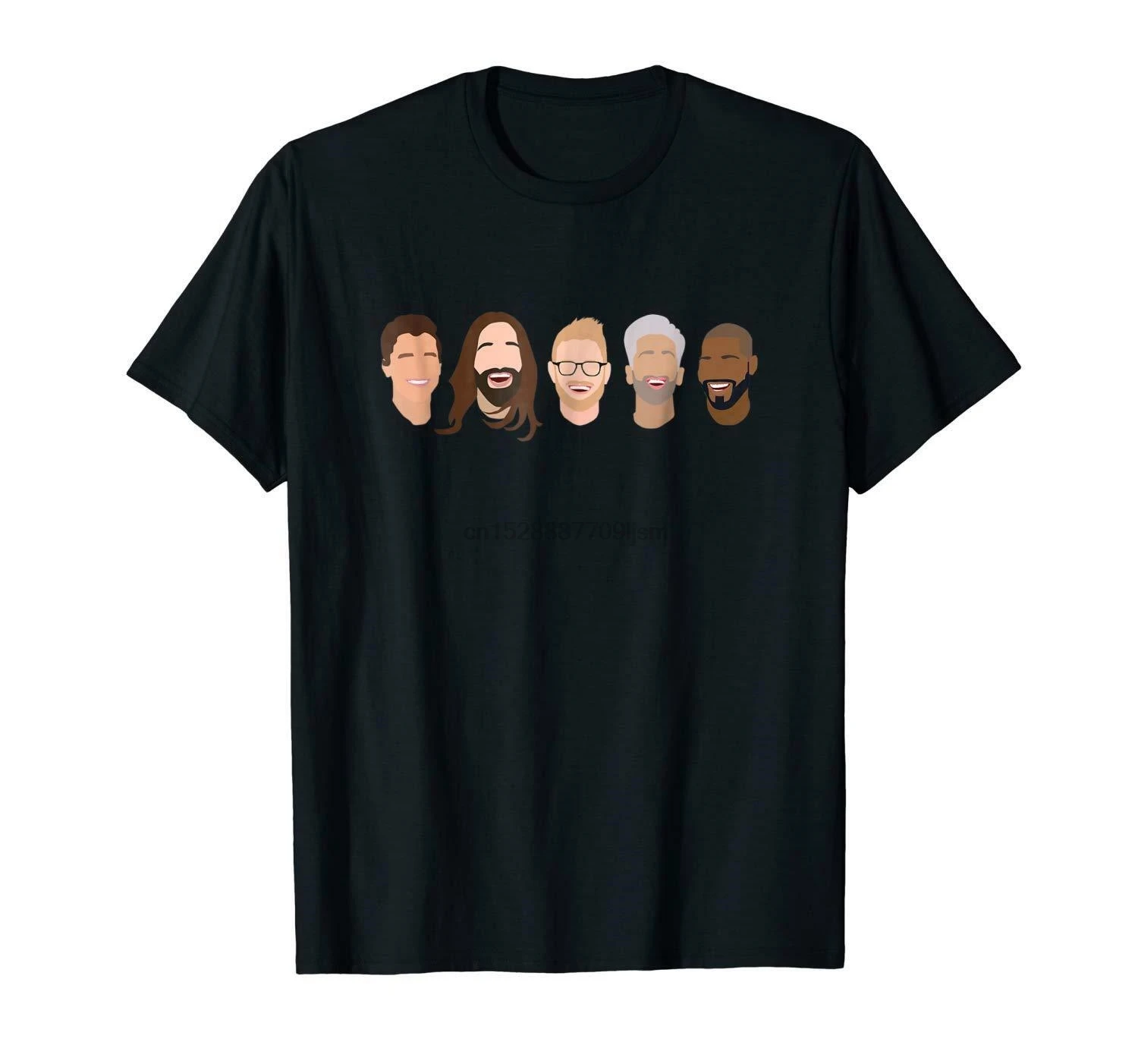 

Queer No Eye Guys Gay Pride 2018 Gift For Gay Printed Short Sleeve T-Shirt Black