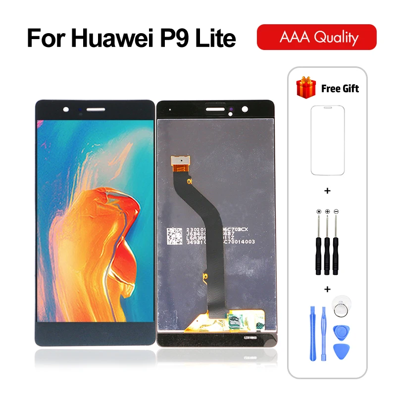 Для Huawei P9 Lite ЖК дисплей сенсорный экран дигитайзер сборка VNS L22 L23 L31 Замена