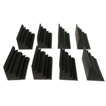

8 Pcs Acoustic Panels Soundproofing Foam Acoustic Tiles Studio Foam Sound Wedges,12 X 12 X 24 cm