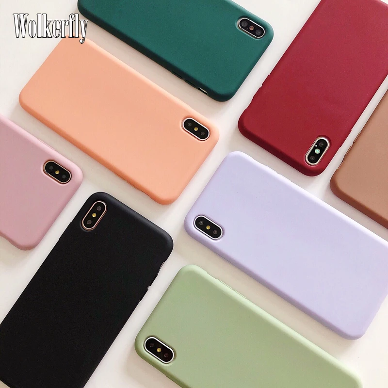 Чехол ярких цветов для Xiaomi Mi 10 Mi10 9T Mi8 Lite 9 SE A2 A3 чехол на Redmi 7A Note 5 6 7 8T Redmi K20 Pro K30 простой силиконовый|Специальные чехлы| | АлиЭкспресс