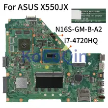 X550JD X550JX Laptop Motherboard For ASUS X550JD FX50J ZX50J A550J X550J X550JX I7-4720HQ GTX930M Notebook Mainboard