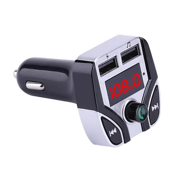 

Portable Multifunction Car Mp3 Music Player Handsfree FM Transmitter with 2 USB Port @M23