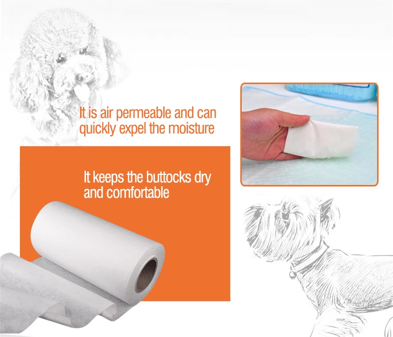 Super Absorbent Diaper Antibacterial Dog Urine Pad Pet Dog Diapers  Multi-Size Dog Toilet Mat Puppy Training Pee Pads (7)