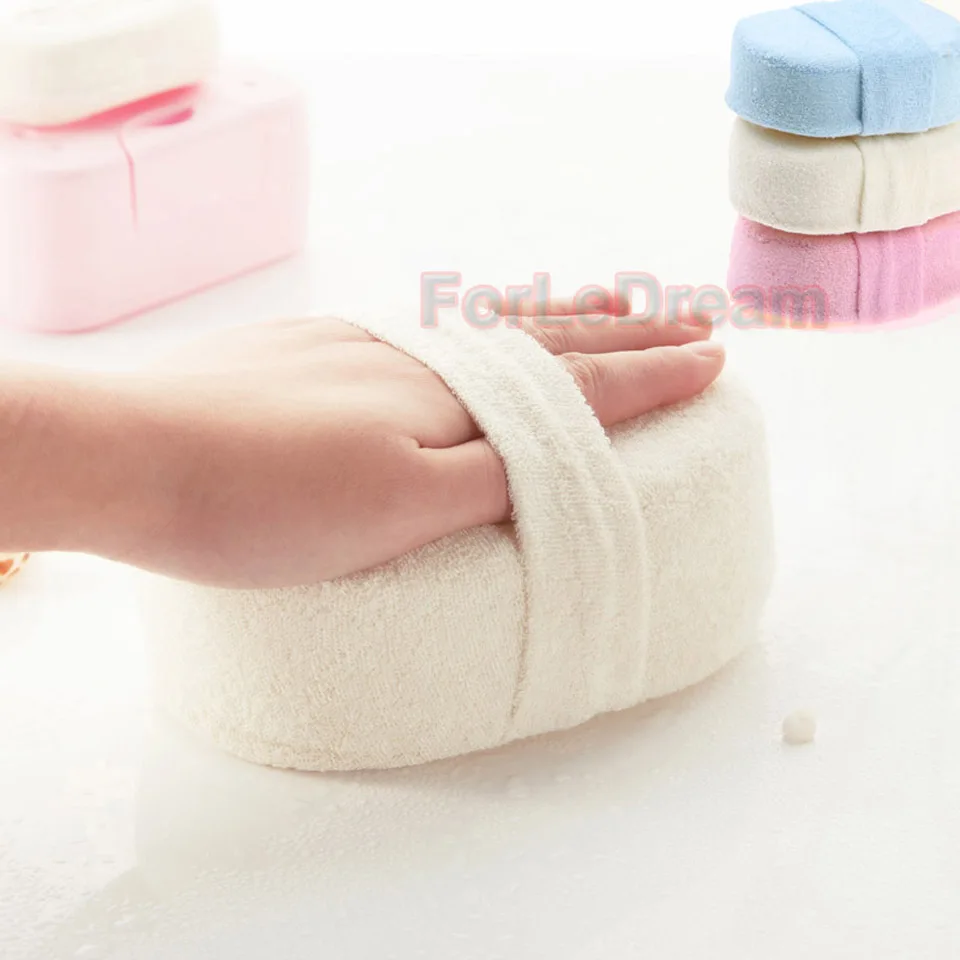 Loofah Bath Sponge Shower Body Cleaning Glove Tool Scrubber Ponge Brush Pad Horniness Remover Bathroom Supplies Random Color 5