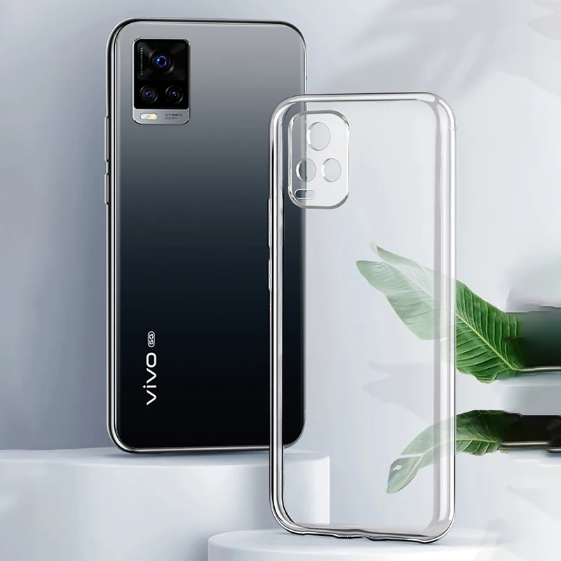 

Transparent Silicone Phone Case for VIVO V20 Pro SE V20Pro V20SE 5G Coque Soft Ultra Thin Original Back Cover Funda Simple Clear