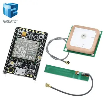 

RCmall GPRS GSM A9 Pudding/ GPRS GSM+GPS BDS A9G Development Board SMS Voice Wireless for Smart Watch AT FZ3022 FZ3023 DIY
